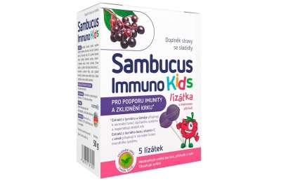 Sambucus Immuno kids lízátka 5 ks